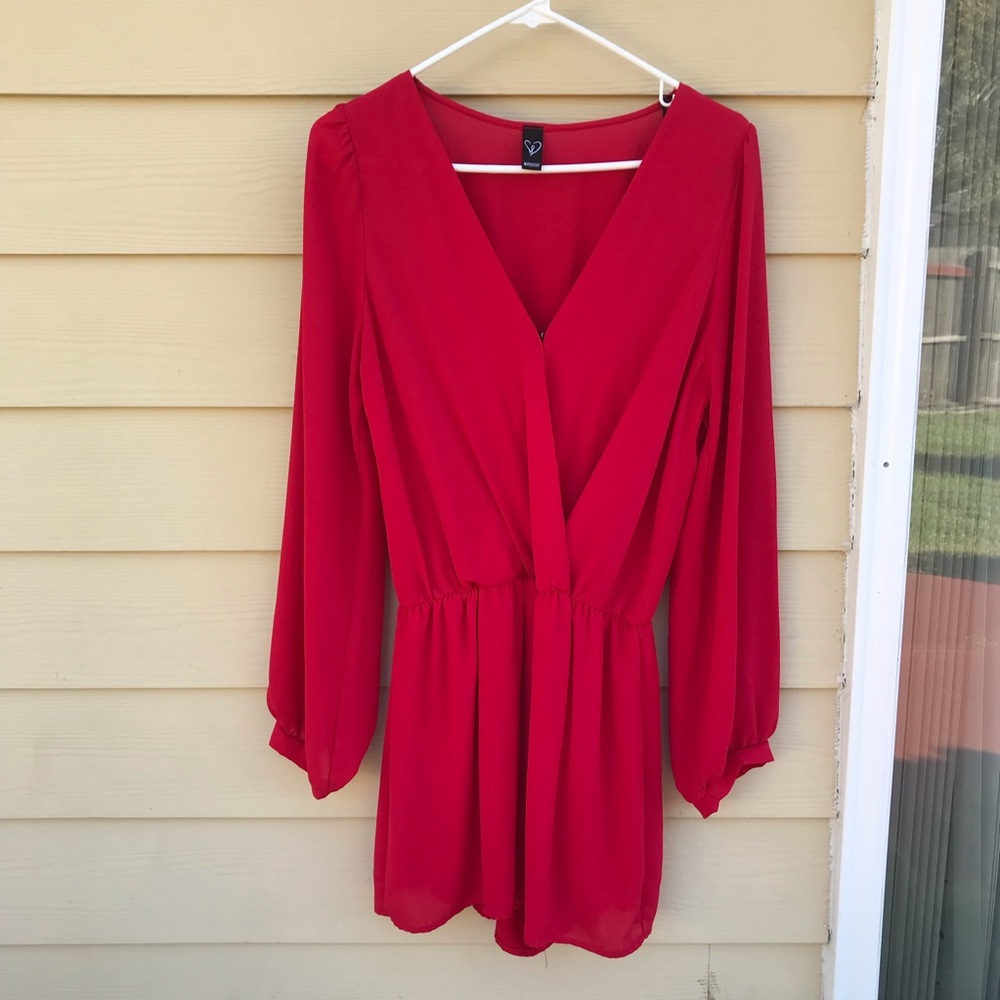 Windsor women’s romper long sleeve Sz L
